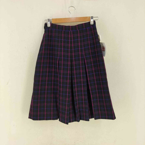 アクアスキュータム AQUASCUTUM イングランド製 チェック スカート レディース